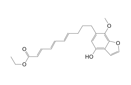 Ethyl (2E,4E,6E)-10-(4-Hydroxy-7-methoxy-2,3-benzofuran-6-yl)-2,4,6-decatrienoate