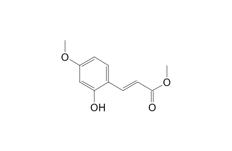 (E)-3-(2-hydroxy-4-methoxy-phenyl)acrylic acid methyl ester
