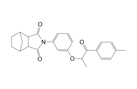 2-(3-((1-oxo-1-(p-tolyl)propan-2-yl)oxy)phenyl)hexahydro-1H-4,7-methanoisoindole-1,3(2H)-dione