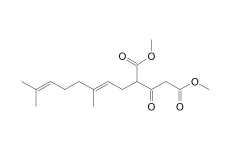 Dimethyl 1-geranyl-1,3-acetonedicarboxylate