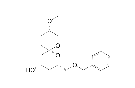 (2S,4S,6S,9S)-2-((Benzyloxy)methyl)-9-methoxy-1,7-dioxaspiro[5.5]undecan-4-ol
