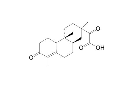 3,15-dioxo-18-nor-ent-ros-4-ene-16-carboxylic acid