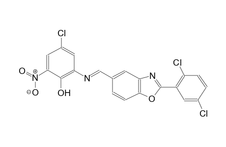 phenol, 4-chloro-2-[[(E)-[2-(2,5-dichlorophenyl)-5-benzoxazolyl]methylidene]amino]-6-nitro-