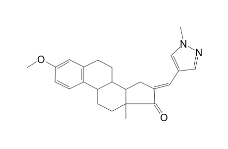 3-methoxy-16-[(1-methyl-1H-pyrazol-4-yl)methylene]estra-1,3,5(10)-trien-17-one