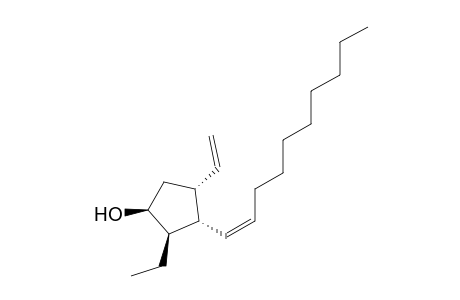 (+-)-3.alpha.-[(Z)-Dec-1'-enyl]-2.beta.-ethyl-4.alpha.-ethenylcyclopentan-1.beta.-ol