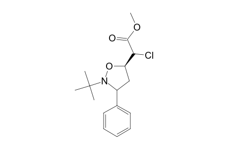 6-CARBOMETHOXY-6-CHLORO-N-TERT.-BUTYL-3-PHENYLISOXAZOLIDINE;ISOMER-#1
