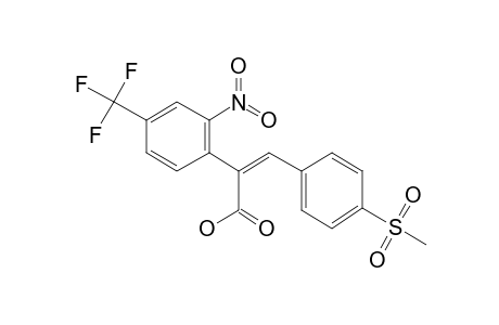 .alpha.-[2-Nitro-4-trifluoromethylphenyl]-4-methylsulfonylcinnamic acid