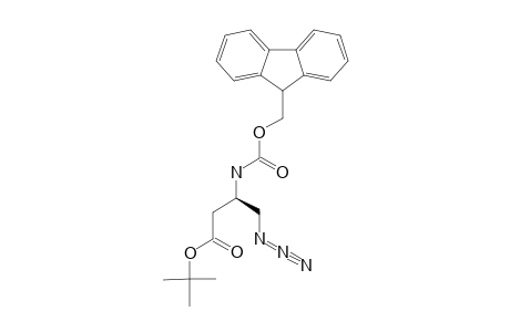 4-AZIDO-(S)-3-(9H-FLUOREN-9-YL-METHOXYCARBONYLAMINO)-BUTYRIC-ACID-TERT.-BUTYLESTER