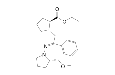 (+)-( 2S,1"S,2"R)-1-{2'-[ 2"-(Ethoxycarbonyl)cyclopentyl] -1-phenylethylideneamino }-2-(methoxymethyl)pyrrolidine