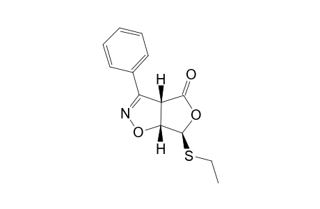 exo-6-Ethylthio-3-phenyl-6a,3a-dihydrofuro[3,4-d]isoxazole-4(6H)-one