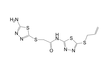 N-[5-(allylsulfanyl)-1,3,4-thiadiazol-2-yl]-2-[(5-amino-1,3,4-thiadiazol-2-yl)sulfanyl]acetamide