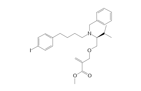Methyl {2-[2-[N-Benzyl-N-[4-(4-iodophenyl)butyl]amino]-3-methylbutoxymethyl}prop-2-enoate