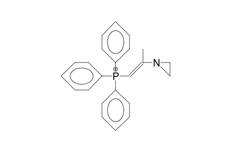 Triphenyl-(2-aziridinyl-propenyl)-phosphonium cation