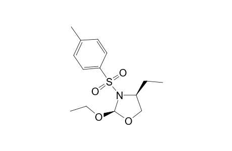 (2R,4S)-2-Ethoxy-4-ethyl-3-(toluene-4-sulfonyl)-oxazolidine