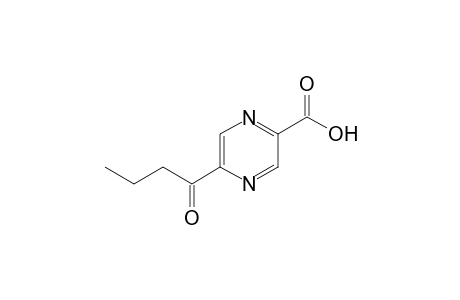 5-Butanoyl-2-pyrazinecarboxylic acid