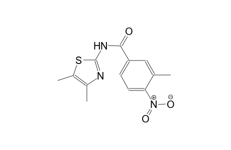 N-(4,5-dimethyl-1,3-thiazol-2-yl)-3-methyl-4-nitrobenzamide