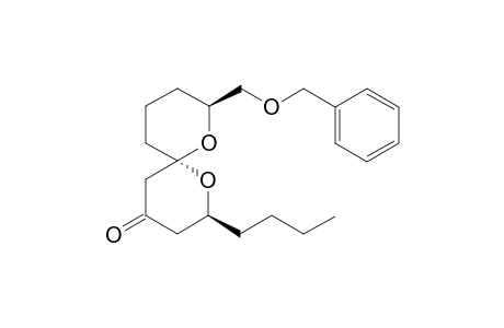 (2S,6R,8S)-8-((Benzyloxy)methyl)-2-butyl-1,7-dioxaspiro[5.5]undecan-4-one