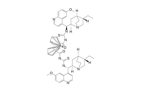 1,1'-(FERROCENE-1,1'-DICARBONYL-DIYL)-BIS-[3-[(S)-[(2S,4R,8R)-8-ETHYL-QUINUCLIDIN-2-YL]-(6-METHOXY-QUINOLIN-4-YL)-METHYL]]-THIOUREA