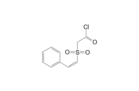 (Z)-(PHENYLETHENESULFONYL)-ACETYL-CHLORIDE;COMPOND-#4A