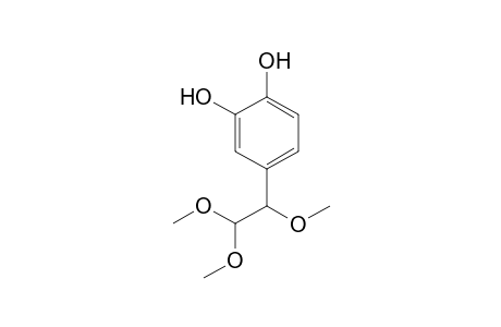 4-(1,2,2-trimethoxyethyl)benzene-1,2-diol
