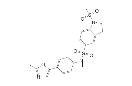 1H-indole-5-sulfonamide, 2,3-dihydro-N-[4-(2-methyl-5-oxazolyl)phenyl]-1-(methylsulfonyl)-