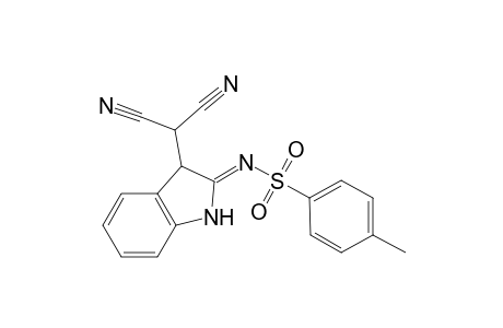Propanedinitrile, 2-[2,3-dihydro-2-(4-methylphenylsulfonylimino)-3-indolyl]-