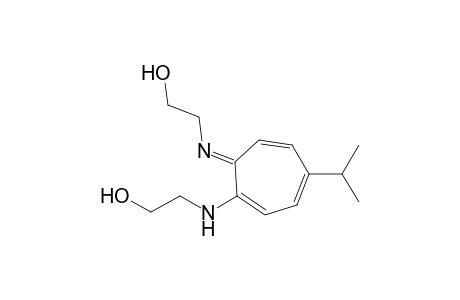 2-[2-[(2-Hydroxyethyl)amino]-5-isopropyl-2,4,6-cycloheptatrien-1-ylideneamino]-1-ethanol