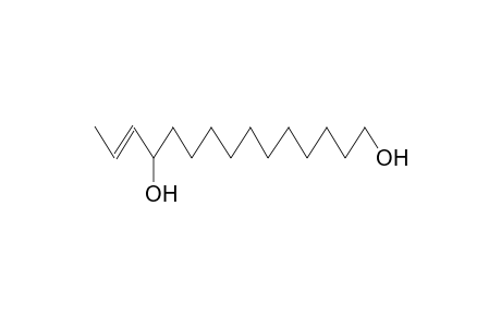 (E)-13-pentadecene-1,12-diol