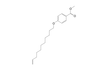 p-[(10-undecenyl)oxy]benzoic acid, methyl ester