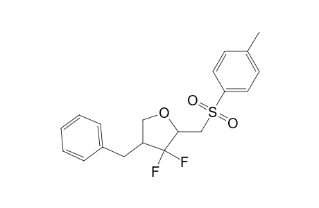 2-(4-Methylphenylsulfonylmethyl)-3,3-difluoro-4-benzyltrtrahydrofurane