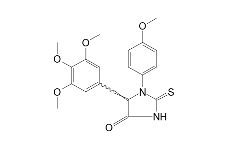 1-(p-METHOXYPHENYL)-2-THIO-5-(3,4,5-TRIMETHOXYBENZYLIDENE)HYDANTOIN