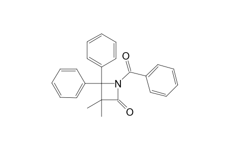 1-Benzoyl-3,3-dimethyl-4,4-diphenyl-2-azetidinone