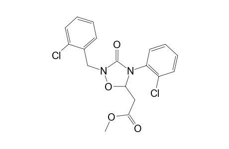 Methyl 1(N)-(2'-chlorobenzyl)-4(N)-[2"-chlorophenyl]-5-oxo-1,3,4,5-tetrahydro-1,2,4-oxadiazole-3-acetate