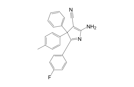 2-Amino-5-(4-fluorophenyl)-4-phenyl-4-(4-methyphenyl)-4H-pyrrole-3-carbonitrile