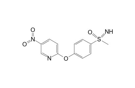 Pyridine, 2-[4-(imino)(methyl)sulfinylphenoxy]-5-nitro-