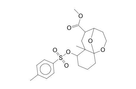 12,13-Dioxatricyclo[7.3.1.0(1,6)]tridecane-8-carboxylic acid, 6-methyl-5-{[4-methylphenyl)sulfonyl]oxy}-, methyl ester