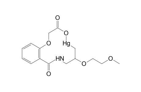 7,8-dihydro-7-(2-methoxyethoxy)-6H-1,4,5,9-benzodioxazamercuracyclododecine-3,10(2H,9H)-dione