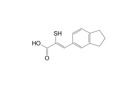 2-Propenoic acid, 3-(2,3-dihydro-1H-inden-5-yl)-2-mercapto-