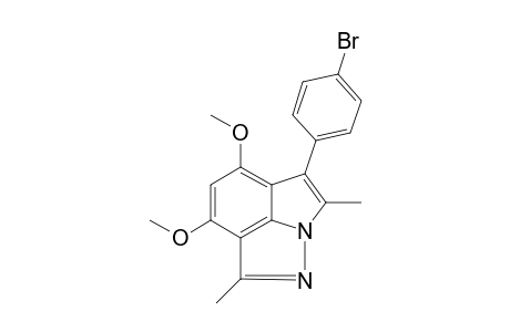 5-(4-Bromophenyl)-6,8-dimethoxy-1,4-dimethylpyrrolo[3,2,1-hi]indazole