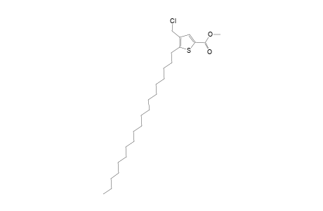 Methyl 4-(chloromethyl)-5-nonadecyl-2-thiophenecarboxylate