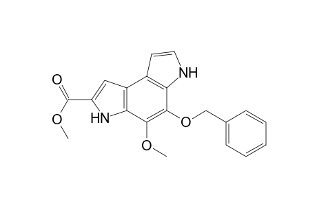 4-Methoxy-5-phenylmethoxy-3,6-dihydropyrrolo[3,2-e]indole-2-carboxylic acid methyl ester