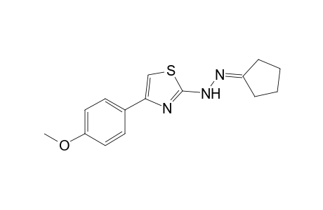 1-Cyclopentylidene-2-(4-(4-methoxyphenyl) thiazol-2-yl)hydrazine