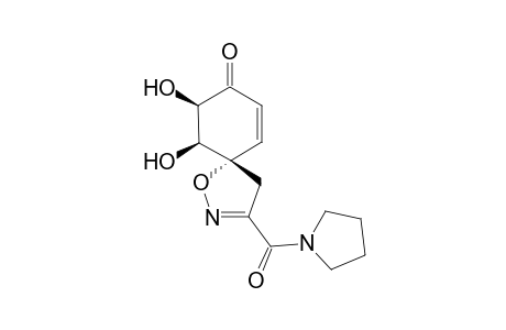 5',6'-Dihydroxy-3-(pyrrolidin-1-ylcarbonyl)spiro[4,5-dihydroisoxazole-5,1'-cyclohex-2'-en-4'-one]