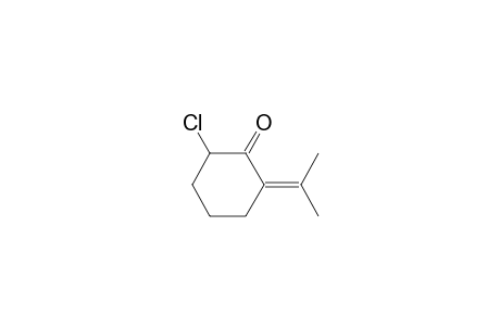Cyclohexanone, 2-chloro-6-(1-methylethylidene)-