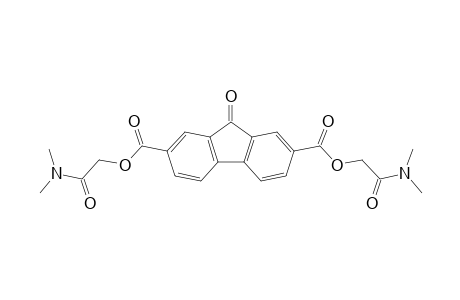 9-oxofluorene-2,7-dicarboxylic acid, bis[(dimethylcarbamoyl)methyl]ester