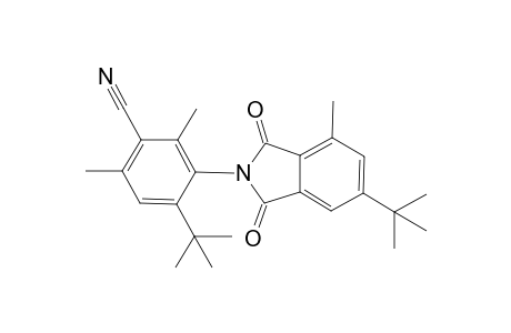 6-tert-Butyl-2-(4,6-dimethyl-5-cyano-2-tert-butylphenyl)-4-methyl-3H-dihydrobenzo[c]pyrrole-1,3-dione