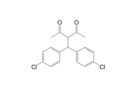 3-(Bis(4-chlorophenyl)methyl)pentane-2,4-dione