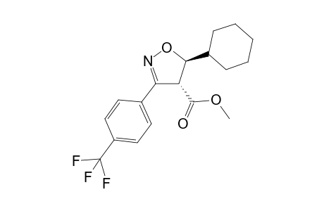 Methyl 3-(4-trifluoromethylphenyl)-4,5-dihydroisoxazole-5-cyclohexyl-4-carboxylate