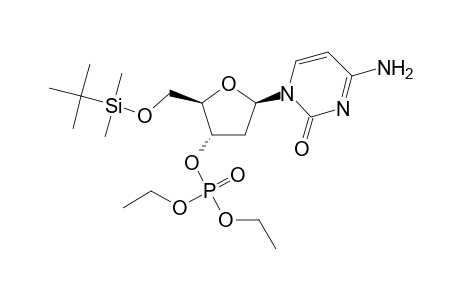 5'-o-(tert-butyldimethylsilyl)-2'-deoxycytidine, 3'-(diethyl phosphate]