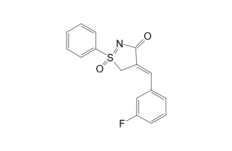 (Z)-4-(3-Fluorobenzylidene)-1-phenyl-4,5-dihydro-3H-1.lambda.6-isothiazol-3-one-1-oxide
